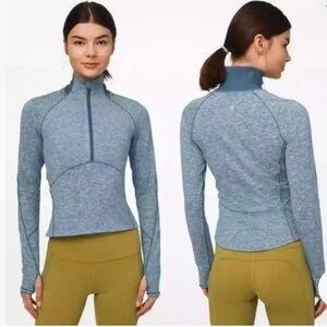 Lululemon Always Alert 1/2 Zip Sz 4